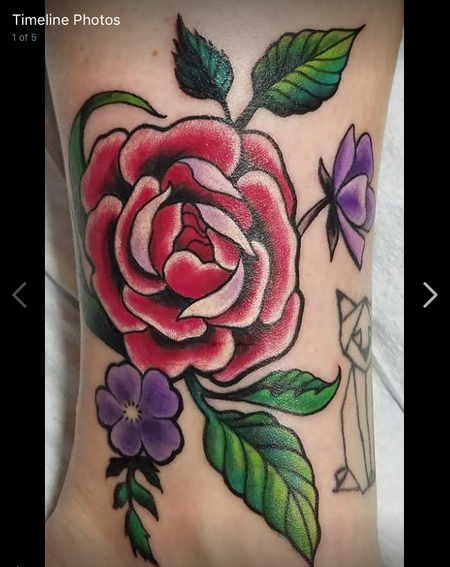 Tattoos - Neotraditional Rose - 129487